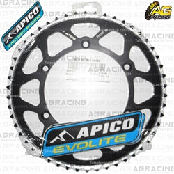 Apico Evolite Black Rear Sprocket 520 Pitch For Kawasaki KLX 450R 2008-2018