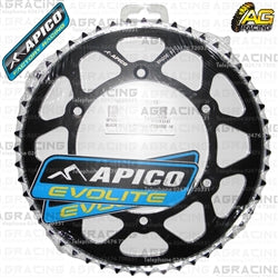 Apico Evolite Black Rear Sprocket 520 Pitch For Kawasaki KLX 450R 2008-2018