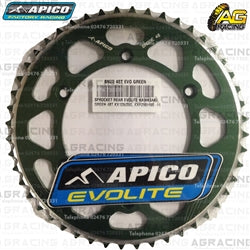 Apico Evolite Green Rear Sprocket 520 Pitch For Kawasaki KLX 300 1997-2006