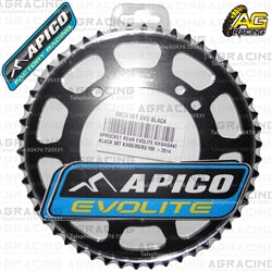 Apico Evolite Black Rear Sprocket 420 Pitch For Kawasaki KX 85 2001-2018