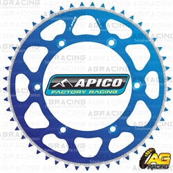 Apico Evolite Blue Rear Sprocket 520 Pitch For Yamaha YZ 250 1999-2018