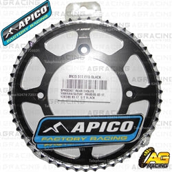 Apico Evolite Black Rear Sprocket 420 Pitch For Yamaha YZ 85 2002-2018