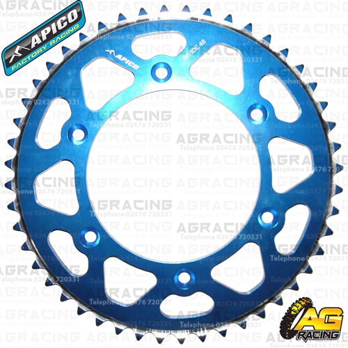 Apico Evolite Blue Rear Sprocket 520 Pitch For Husaberg TE 125 2012-2014