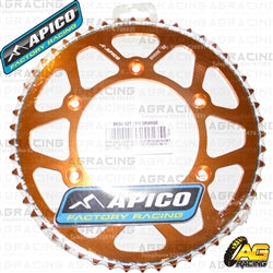 Apico Evolite Orange Rear Sprocket 520 Pitch For KTM SX-F 450 2003-2018