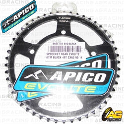Apico Evolite Black Rear Sprocket 420 Pitch For Husqvarna TC 65 1998-2017