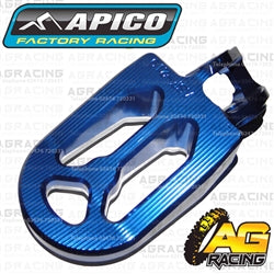 Apico Pro Bite Pro-Bite Blue Wide Footpegs Pegs For Husqvarna FE 350 2017-2018 Motocross Enduro