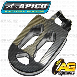 Apico Pro Bite Pro-Bite Titanium Grey Wide Footpegs Pegs For KTM SX-F 350 2016-2018 Motocross Enduro