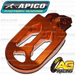 Apico Pro Bite Pro-Bite Orange Wide Footpegs Pegs For KTM SX-F 350 2016-2018 Motocross Enduro