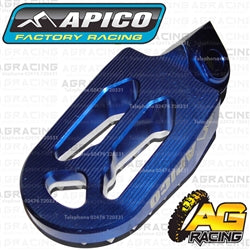 Apico Pro Bite Pro-Bite Blue Wide Footpegs Pegs For Husqvarna 701 Enduro 2016 Motocross Enduro