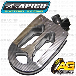Apico Pro Bite Pro-Bite Titanium Grey Wide Footpegs Pegs For Suzuki RMZ 450 2010 Motocross Enduro