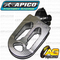 Apico Pro Bite Pro-Bite Titanium Grey Wide Footpegs Pegs For Yamaha YZ 85 2003-2018 Motocross Enduro