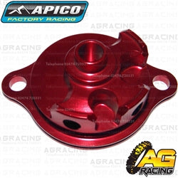 Apico Red Oil Filter Cover Cap For Honda CRF 150RB 2007-2018 Motocross Enduro