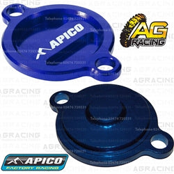 Apico Blue Oil Filter Cover Cap For Husqvarna FE 501 2017-2018 Motocross Enduro