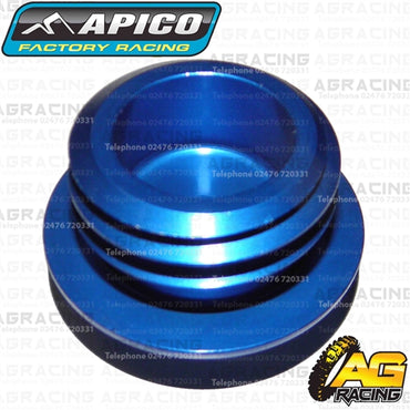 Apico Blue Aluminium Oil Fill Filler Plug For KTM SX 50 2009-2018 Motocross Enduro
