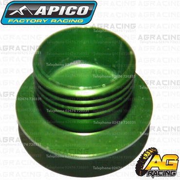 Apico Green Aluminium Oil Fill Filler Plug For Honda CR 80R 1990-2007 Motocross Enduro