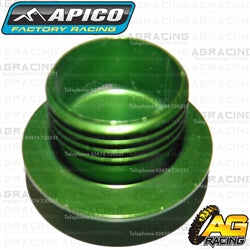 Apico Green Aluminium Oil Fill Filler Plug For Kawasaki KX 500 1990-2004 Motocross Enduro