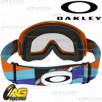 Oakley O-Frame MX Goggles Heritage Racer Orange with Clear Lens Motocross Enduro