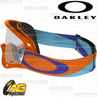 Oakley O-Frame MX Goggles Heritage Racer Orange with Clear Lens Motocross Enduro