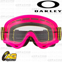 Oakley O-Frame MX Goggles Shockwave PYG with Clear Lens Motocross Enduro