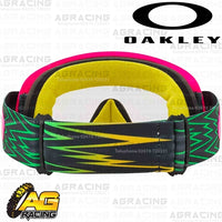 Oakley O-Frame MX Goggles Shockwave PYG with Clear Lens Motocross Enduro