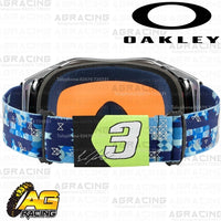 Oakley Airbrake MX Goggles Signature Series Tomac Digi Camo Blue with Prizm Sapphire Lens Motocross Enduro