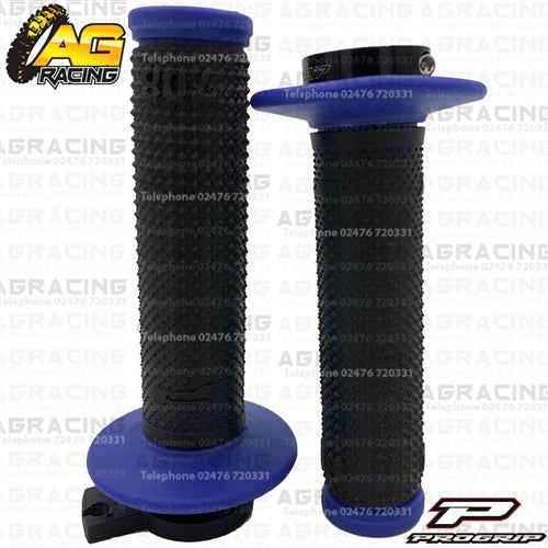 ProGrip 708 Twist Grips with 5 Cams Black Blue Motocross Enduro Quad ATV