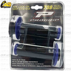 ProGrip 708 Twist Grips with 5 Cams Black Blue For KTM XC-W 250 2016-2019
