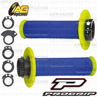 ProGrip 708 Twist Grips with 5 Cams Flo Yellow Blue For KTM EXC-F 350 2016-2019