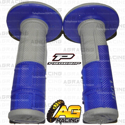 Pro Grip Progrip 801 Twist Grips Blue Motocross Enduro Quad ATV