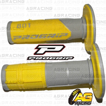 Pro Grip Progrip 801 Twist Grips Yellow Motocross Enduro Quad ATV