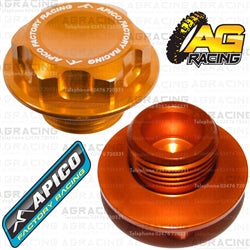 Apico Orange Headstock Steering Stem Nut For KTM SX-F 250 2006-2018 Motocross Enduro