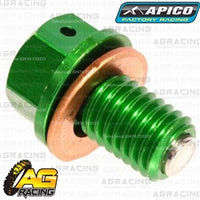 Apico Green Magnetic Sump Drain Bolt Plug M10x15mmx1.5 For Kawasaki KX 85 2001-2017