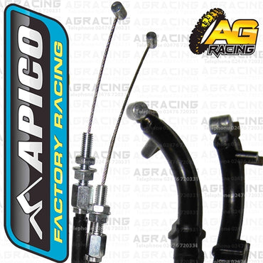 Apico Twin Throttle Cable For Kawasaki KX 250F 2004-2008
