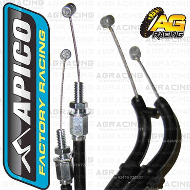 Apico Twin Throttle Cable For Kawasaki KX 250F 2011-2016