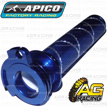 Apico Blue Aluminium Throttle Tube With Bearing For KTM SX 50 2012-2018