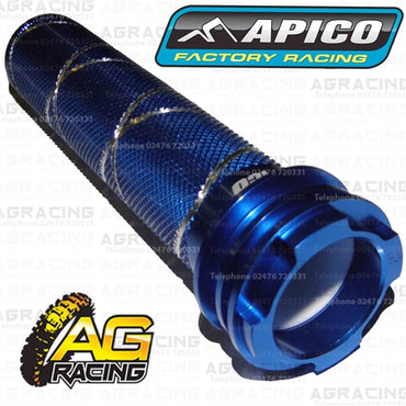 Apico Blue Aluminium Throttle Tube With Bearing For Kawasaki KX 60 1993-2003