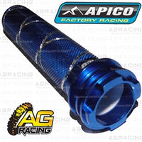 Apico Blue Aluminium Throttle Tube With Bearing For Kawasaki KX 85 Big Wheel 2001-2018