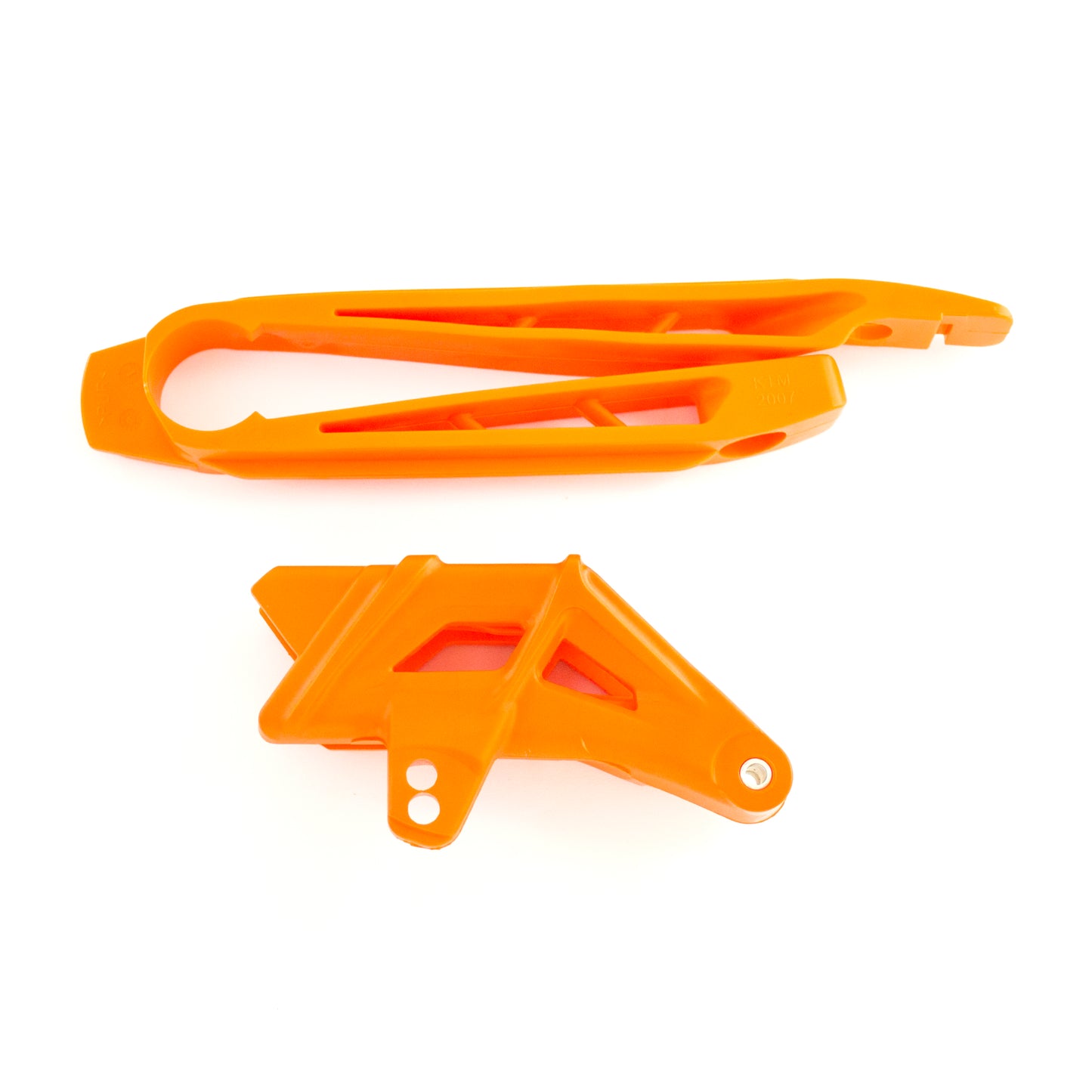 Polisport Orange Chain Guide Slider & Sliding Piece Kit For KTM SX-F 250 2007-2010 Motocross Enduro