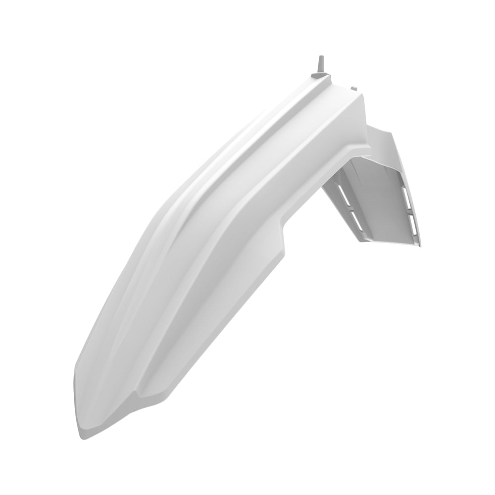 Polisport Plastic White Front Fender For Suzuki RMZ 450 2018 Motocross Enduro