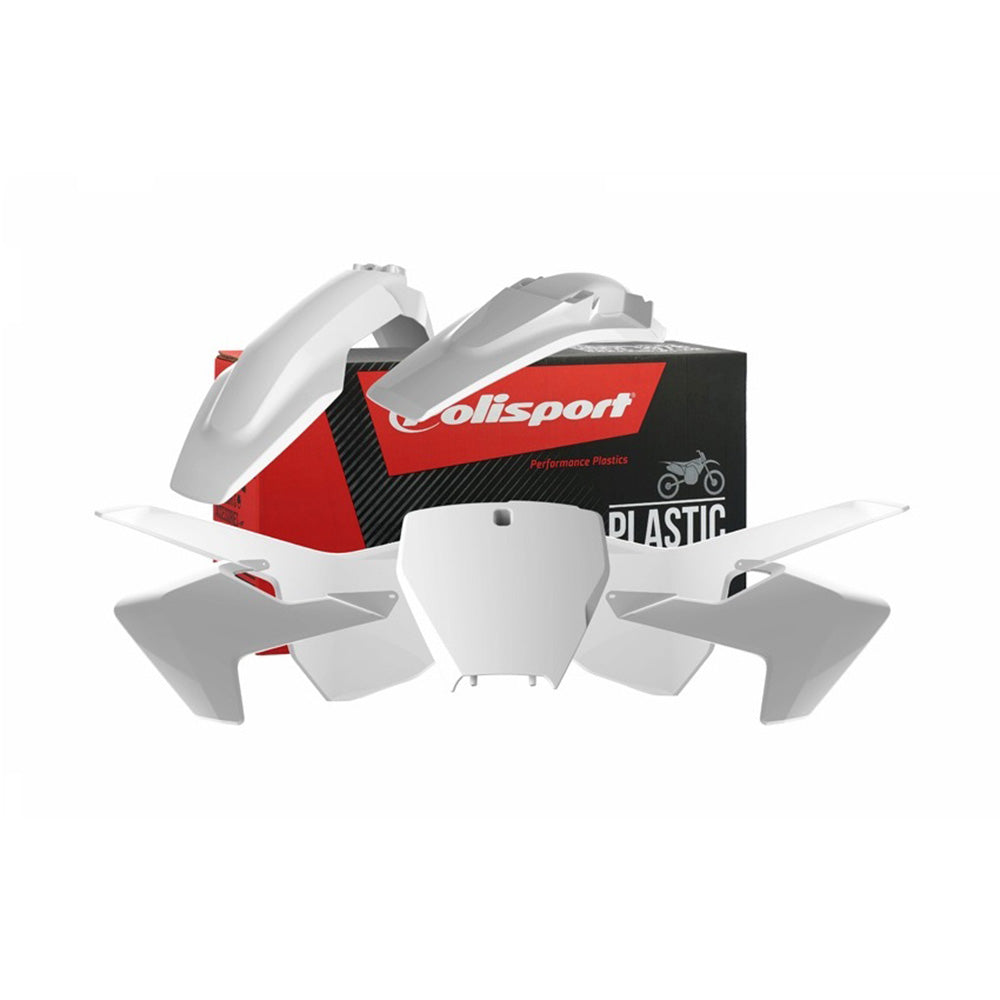 Polisport Plastics Box Kit For Husqvarna TC 125 White 2016-2018
