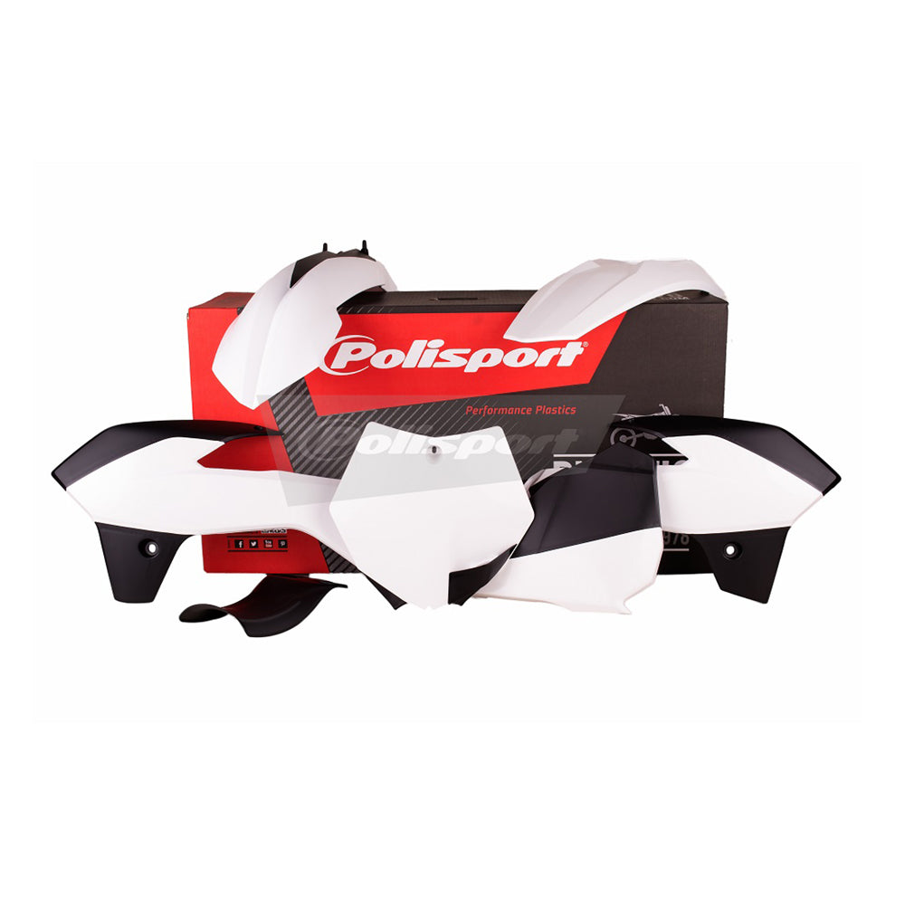 Polisport Plastics Box Kit For KTM SX 85 White 2013-2017
