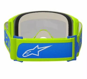 Alpinestars 2025 Goggles Vision 5 Blaze Yellow Blue Mirror Blue