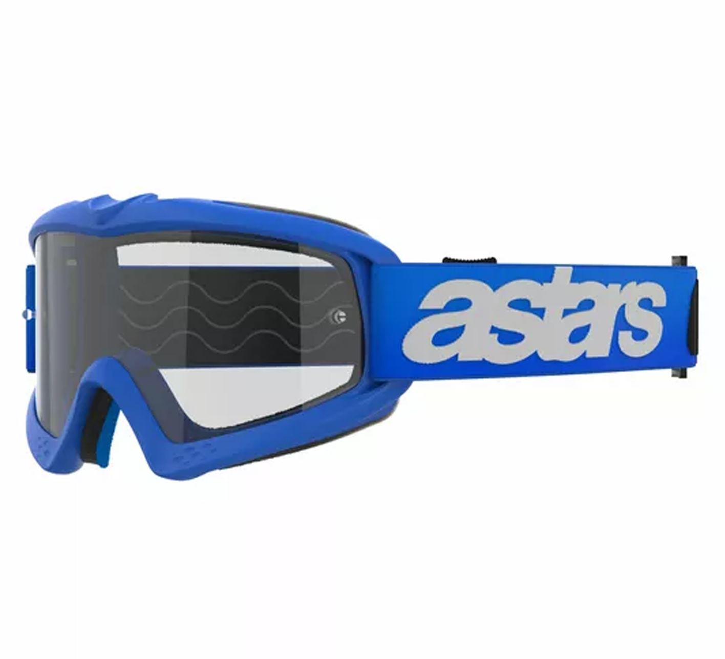 Alpinestars 2025 Goggles Youth Vision Blaze Blue Clear