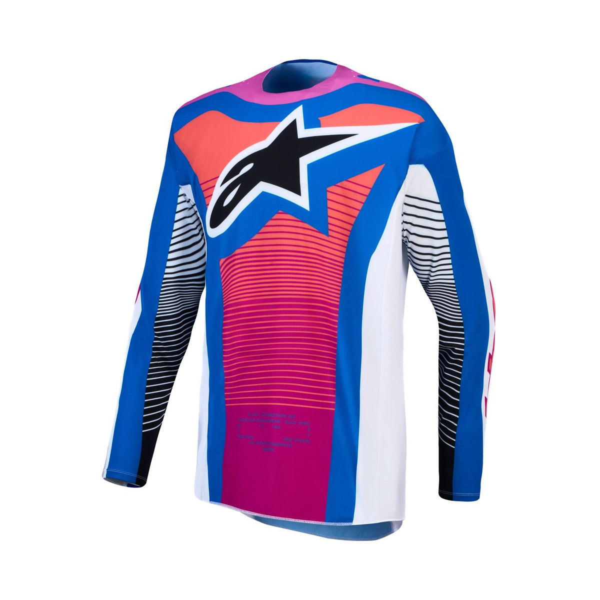 Alpinestars 2027 Techstar Maven MX Combo Kit White Hot Coral Blithe Blue