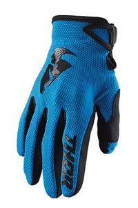 Thor Motocross Gloves CLEARANCE Sector Blue