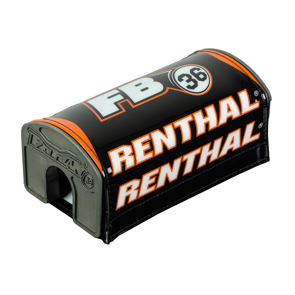 Renthal Fat Bar 36 Pad Black Orange White Bar Pad New