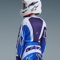 Alpinestars 2026 Youth Fluid Portl Motocross Jersey Ucla Blue White