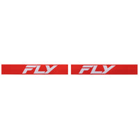 Fly Racing 2025 Focus Motocross Goggles Red White with Clear Lens