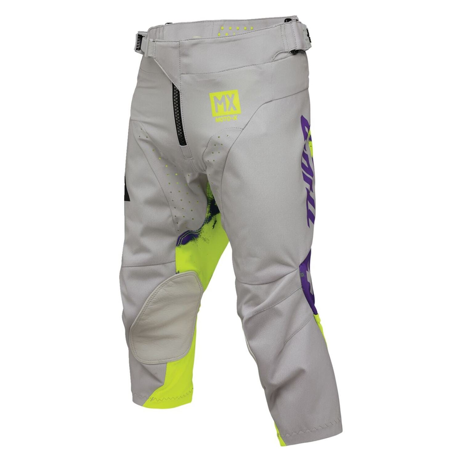 Thor 2026 Youth Launchmode Bleach Grey Acid MX Pants