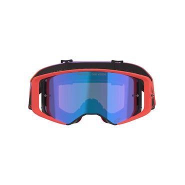 Alpinestars 2026 Supertech Vision Corp Motocross Goggles Hot Coral Purple Mirror Blue One Size
